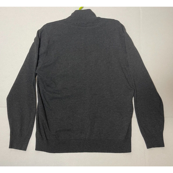 U.S. Polo Ass. Quarter Zip Sweatshirt Black Size Large - See Description - Picture 6 of 8
